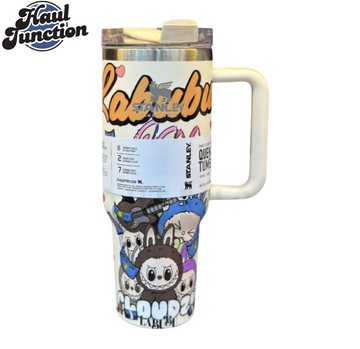 THE STANLEY X LABUBU LIMITED EDITION 40OZ QUENCHER H2.0 TUMBLER - CLOUDZ