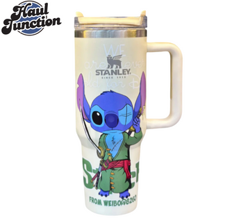 THE STANLEY X STITCH SPECIAL EDITION H2.0 FLOWSTATE QUENCHER TUMBLER 40OZ –  CREAM