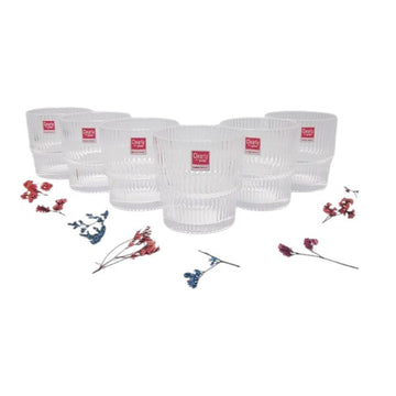 Glass 6Pcs Set 300ml 8c-1988-31