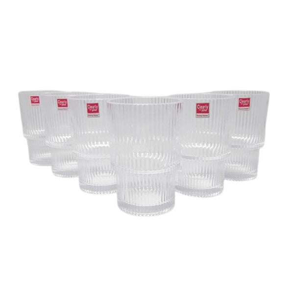 Glass 6Pcs Set 470ml 8c-1988-229