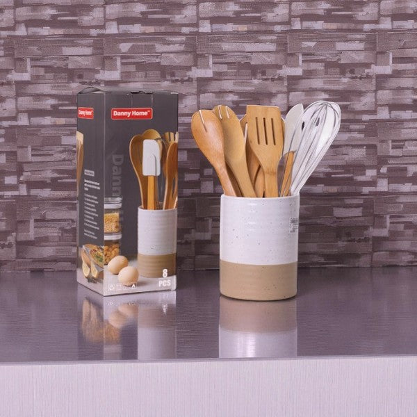 White Spoon Set – 16 Pcs