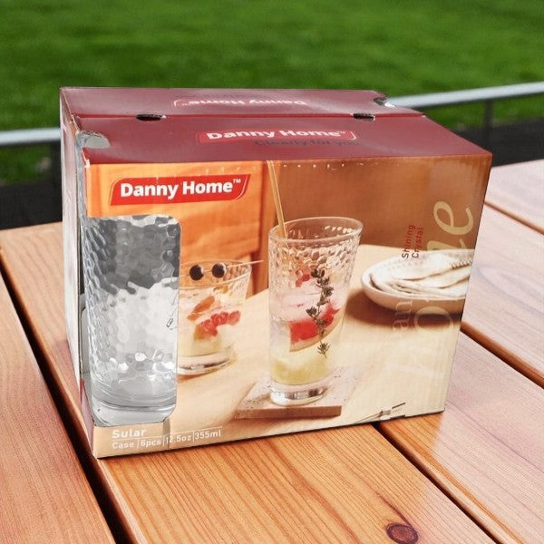 Glass 6Pcs Set 355ml 8c-1988-16