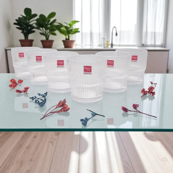 Glass 6Pcs Set 333ml 8c-1988-228