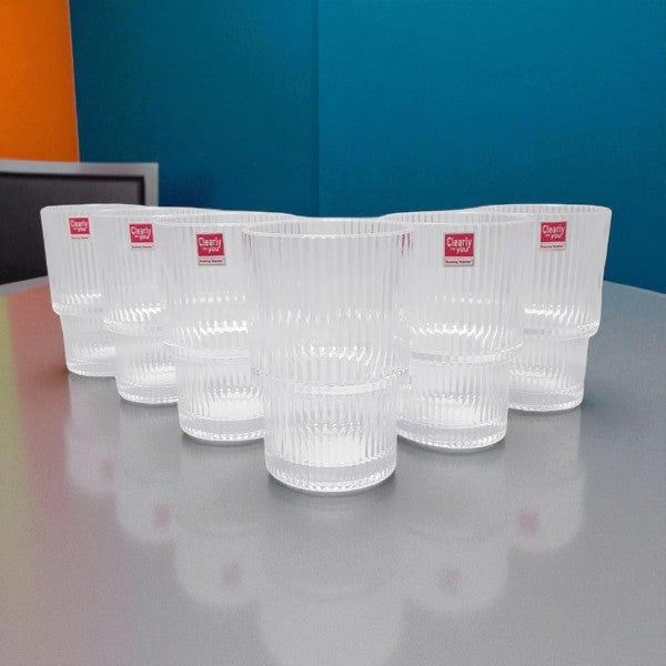 Glass 6Pcs Set 470ml 8c-1988-229