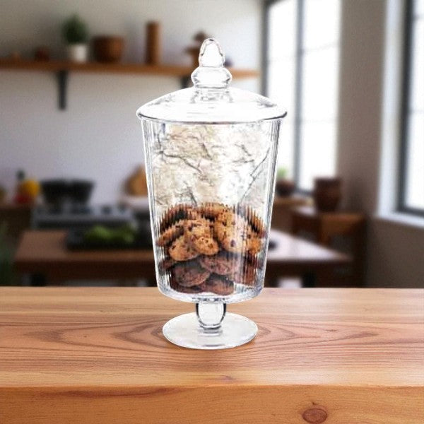 Glass Storage Jar – 23.9×32.2cm