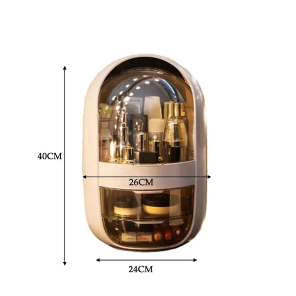 Makeup Organizer Large Capacity Waterproof Bathroom Cosmetic Storage Box