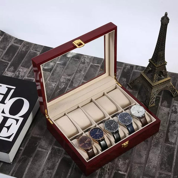 New Luxury Wooden Watch Box (Premium Quality)
