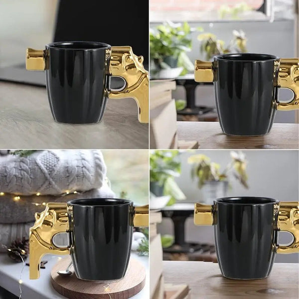 Cool Pistol Design Durable Coffee Tea Cup