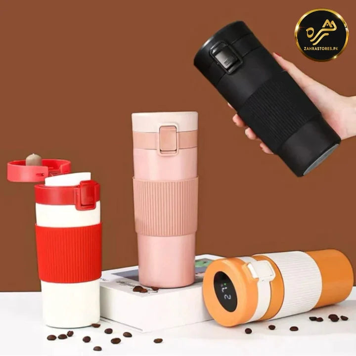 LED Display Stainless Steel Travel Mug 500ml