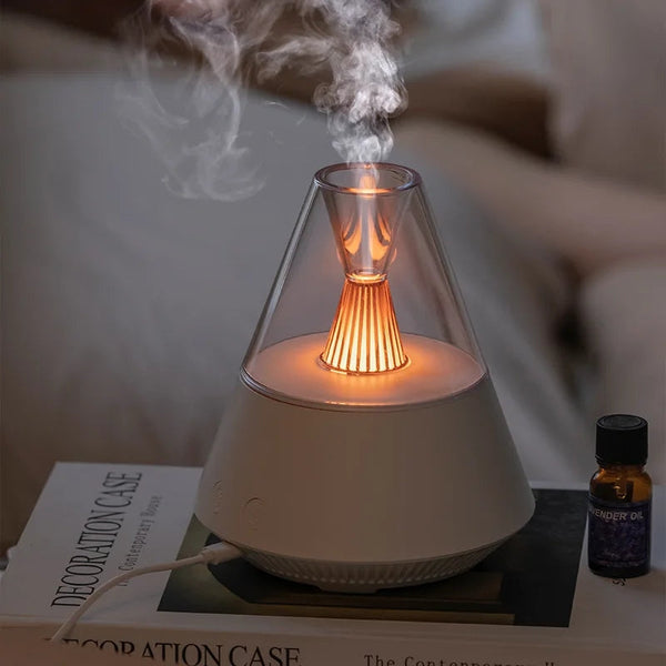 Volcanic Aroma Air Humidifier With Night Light