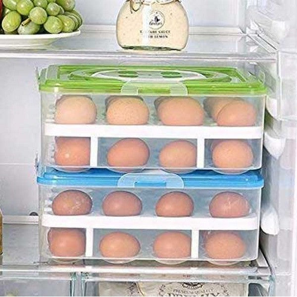 24 Grid Egg Crisper Organizer