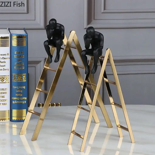 Metal Thinker on the Stairs