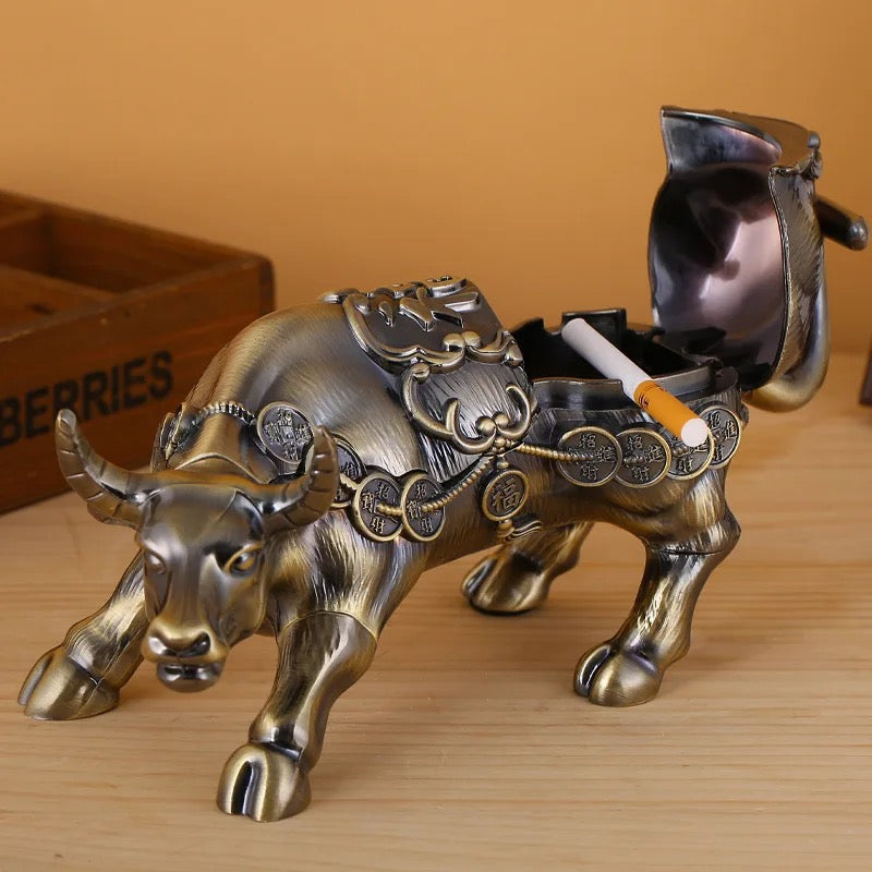 Luxury Metal Bull Ashtray