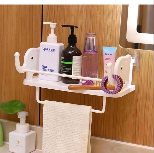 Wall Mounted Rack With Towel Holder