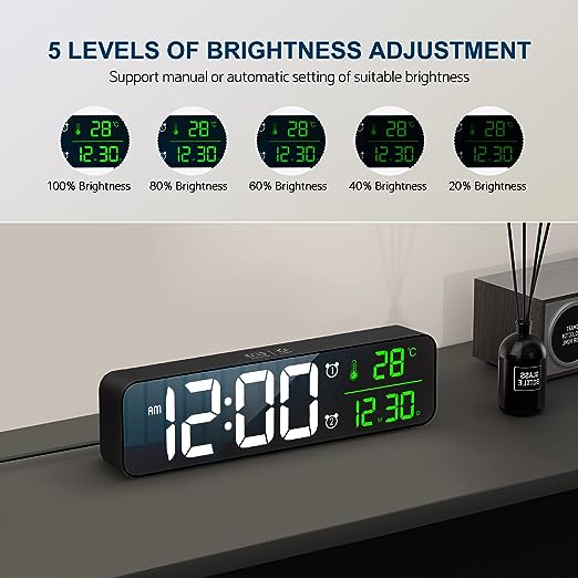 LED Digital Alarm Clock (T)