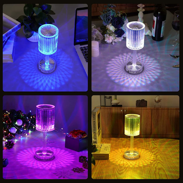 Crystal Colour Changing Lamp