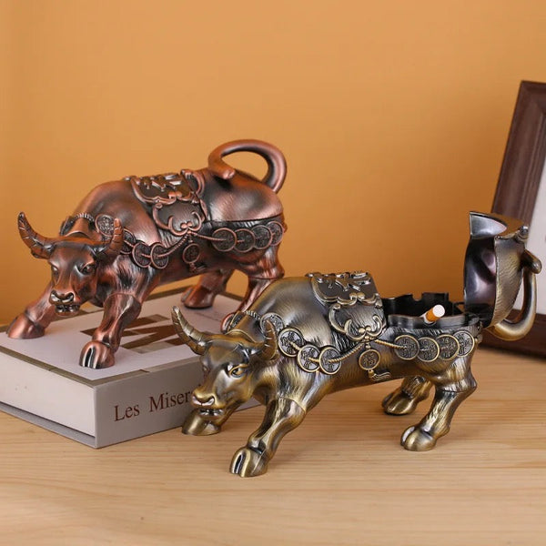 Luxury Metal Bull Ashtray