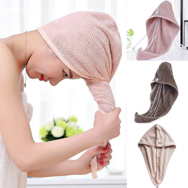 Hair Drying Towel Caps