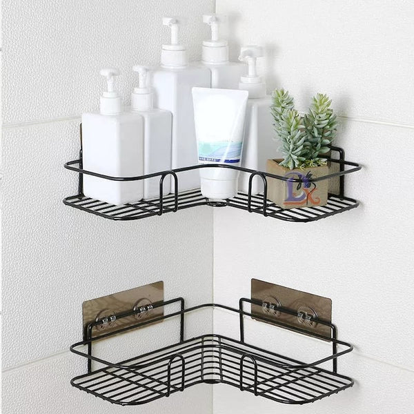 Self-adhesive wall corner rack (T)