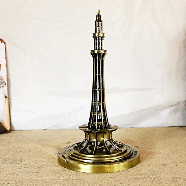 Metal Crafts Bronze Minar e Pakistan Model Gifts Office Home Ornaments Architectural Sculpture Building Model