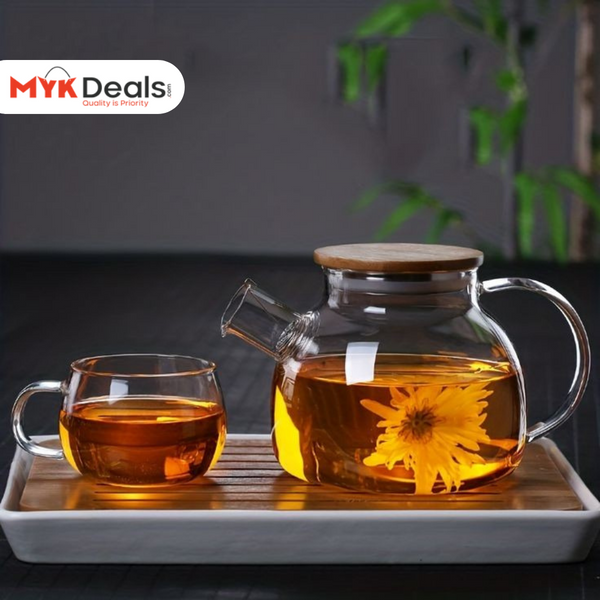 Heat Resistant Borosilicate Glass Teapot