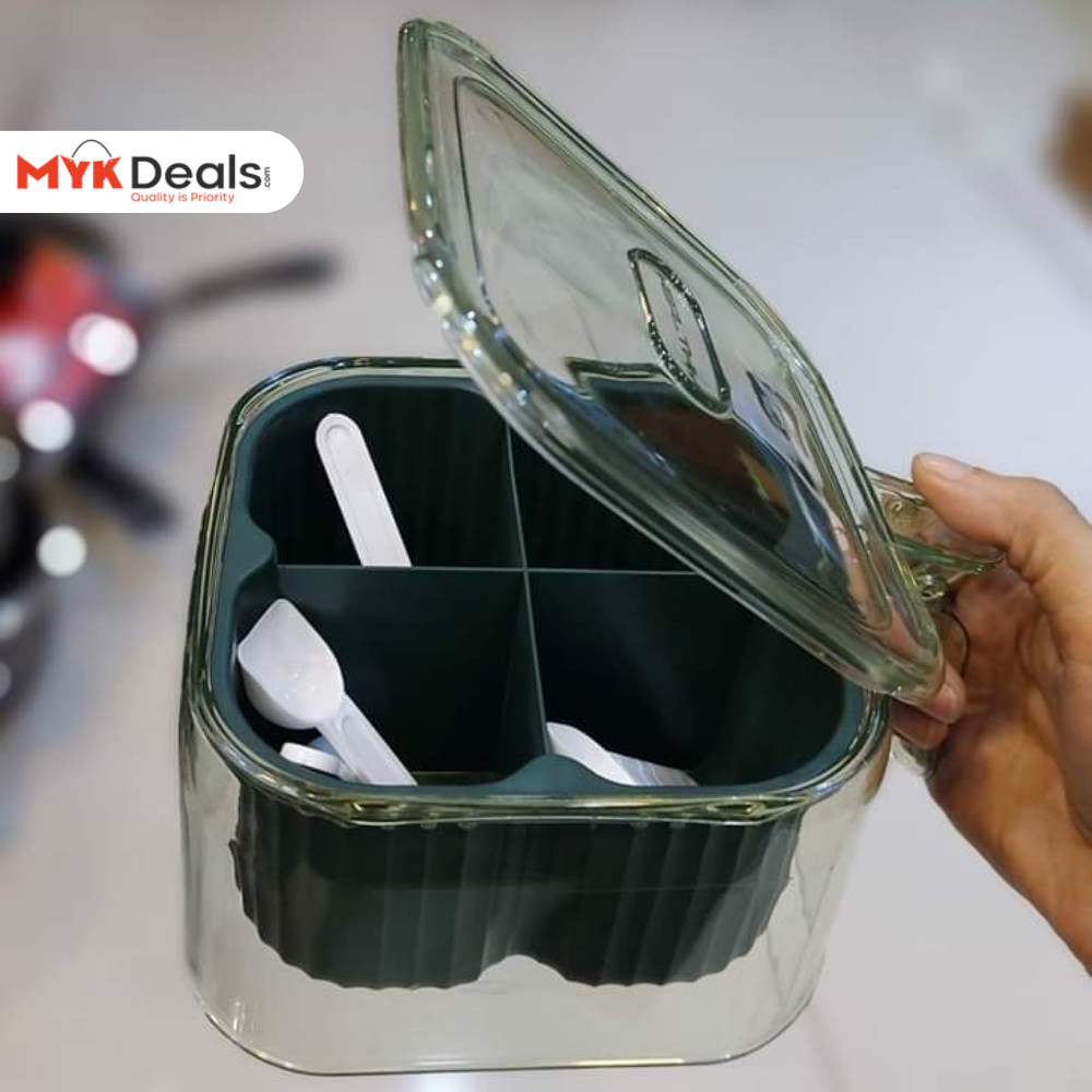 4 Grid Luxury Spice Box