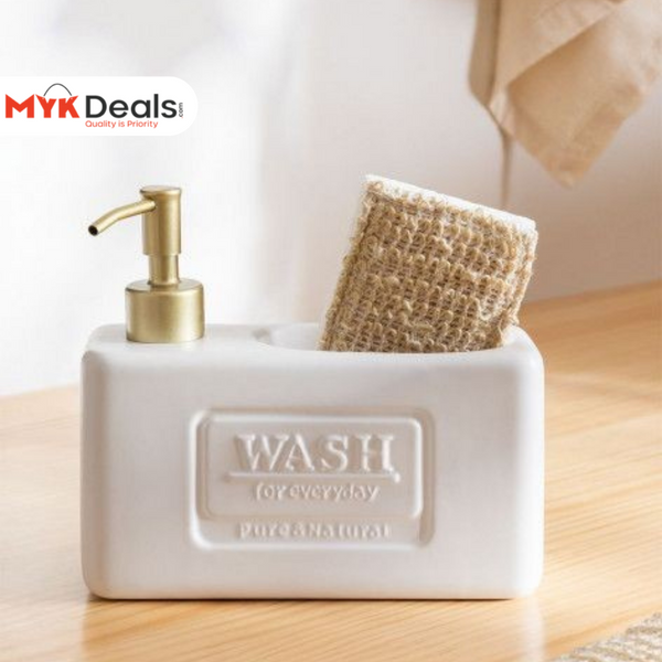 Ceramic Soap Dispenser Set