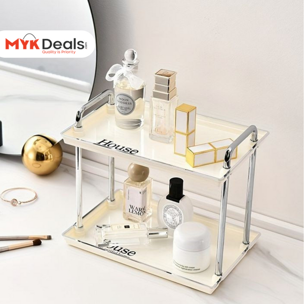 Nordic 2 Layer Cosmetic Organizer