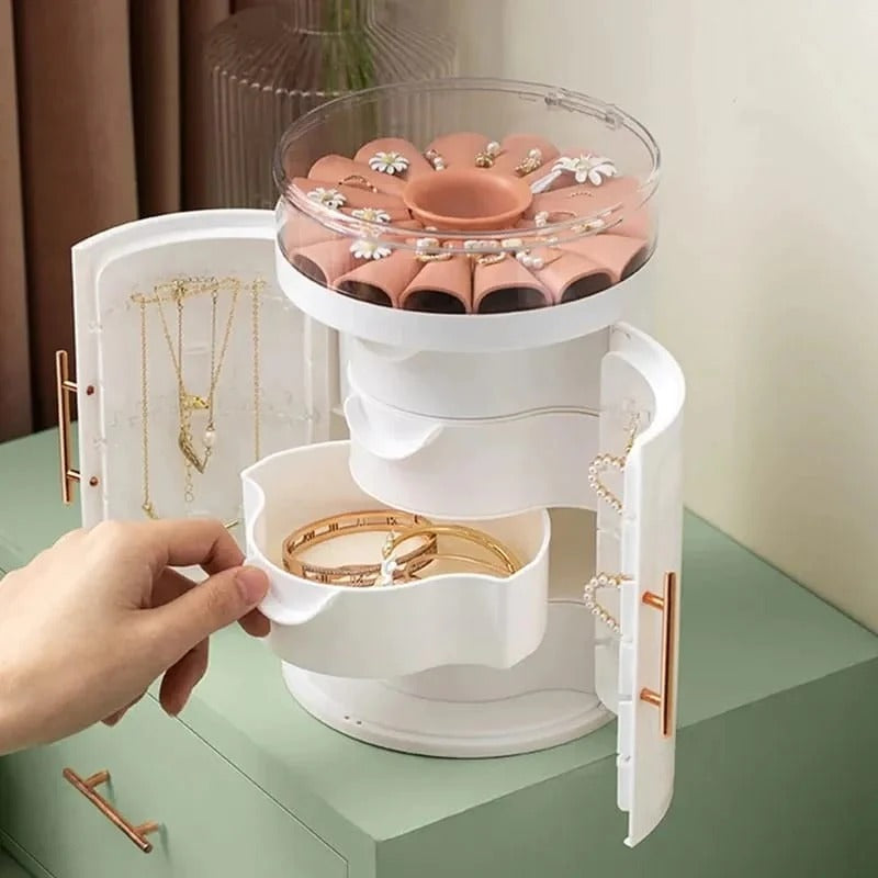 5 Layer Makeup Jewellry Organizer Storage Box