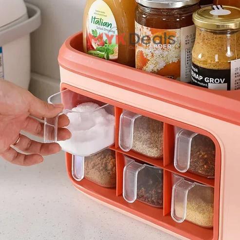 Multi-functional Spice Storage Rack-for Spice Jars,Cutlery Knife Holder