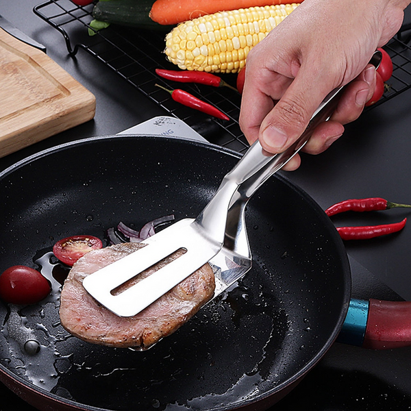 Stainless Steel Double Sided Frying Fish Spatula