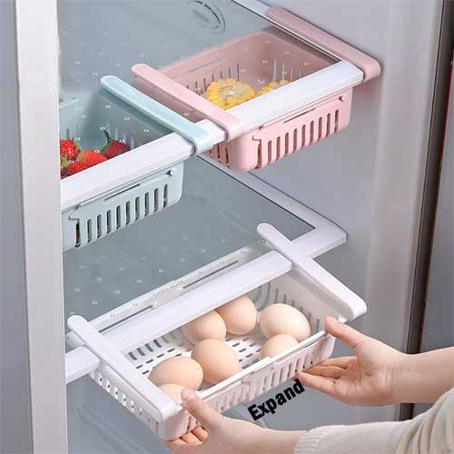 Expandable Fridge Storage Basket (T)