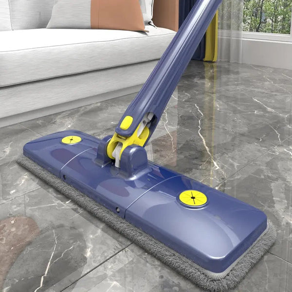 Rectangular Extendable Mop, Multifunctional Imitation Hand Twisting Mop, Microfiber Flat Mop, 360° Rotatable Clean Floor Mop, Self Wringing Twist Lazy Mop, Dust Corner Cleaning Tool