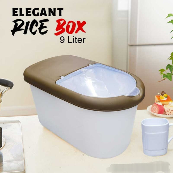 Elegant Rice Storage Box - 9 Liter