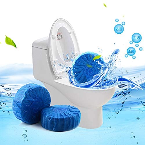 Set Of 10 Blue Bubble Toilet Cleaner.
